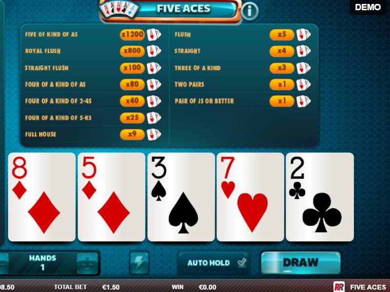 Скриншот Five Aces